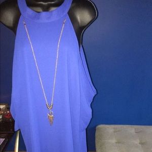 Plus Size Royal Blue Dress 3x